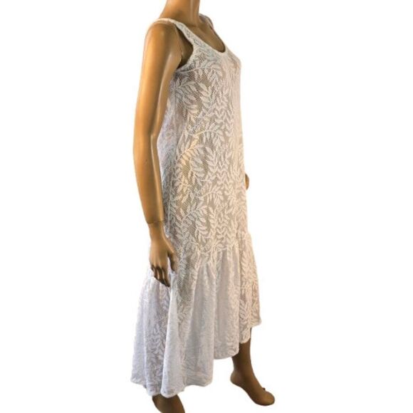 Lilly Pulitzer Finnley Lace Cover-up Dress in Resort White Size XS - Picture 4 of 11